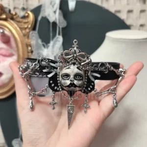 Creepy Gothic Choker Necklace