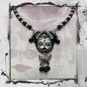 Goth Black Necklace