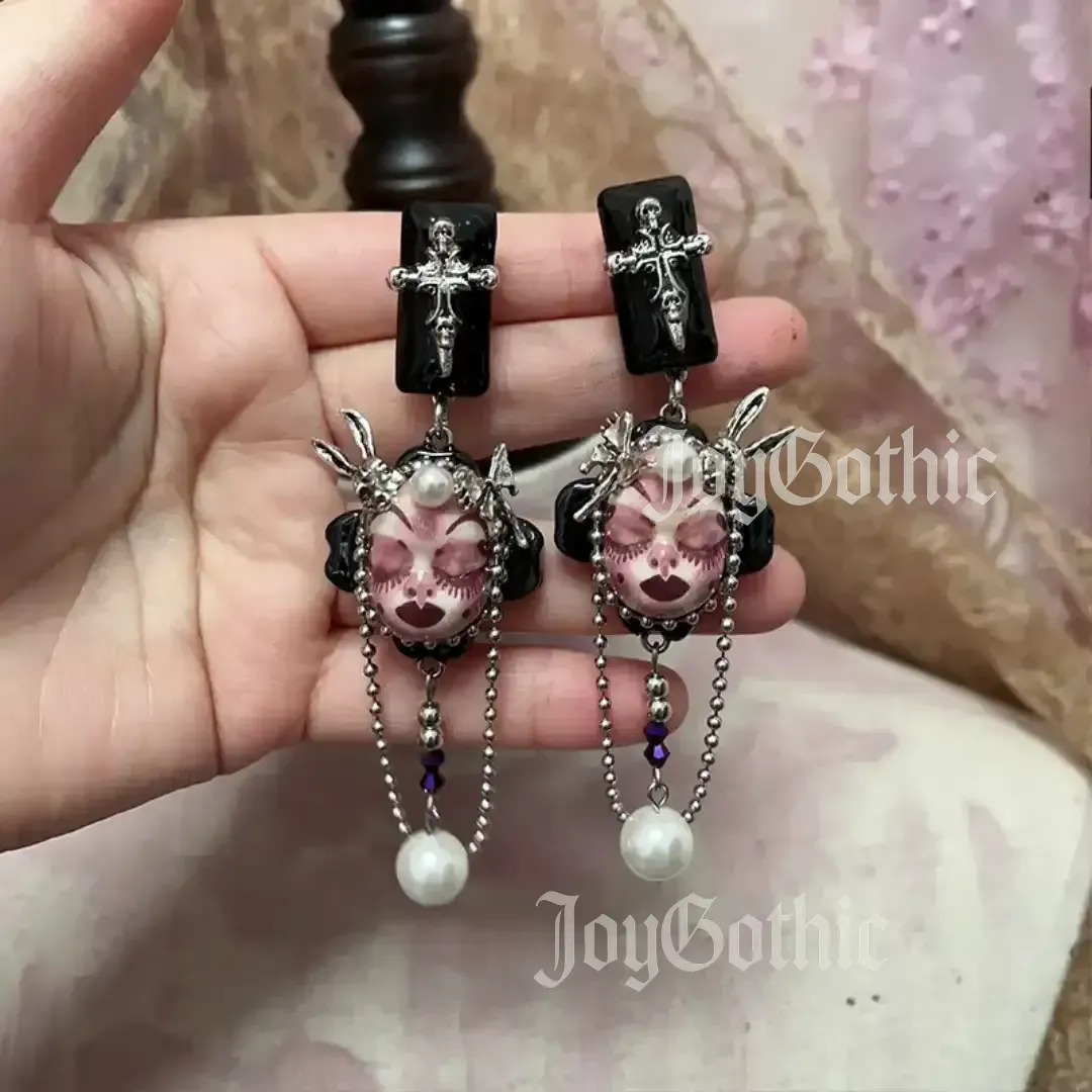 Gothic Doll Earrings