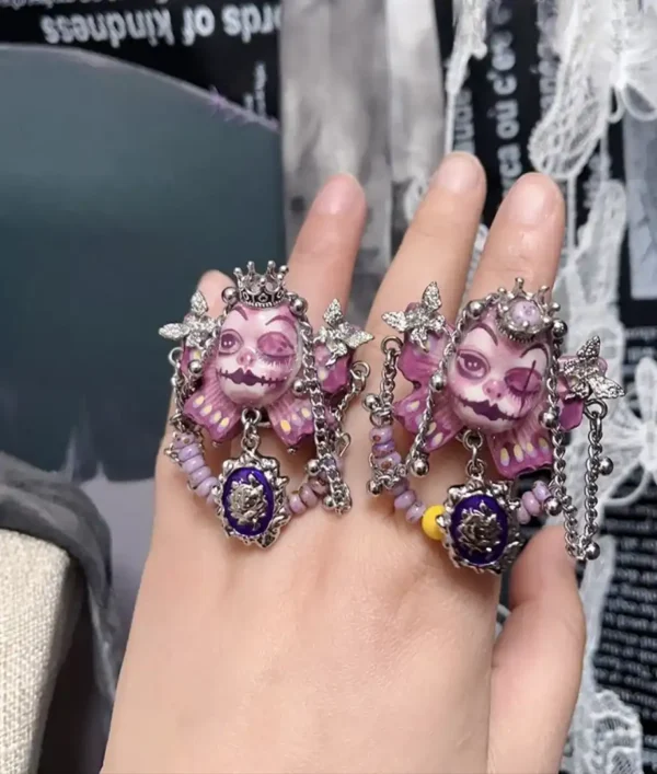 Purple Gothic Ring