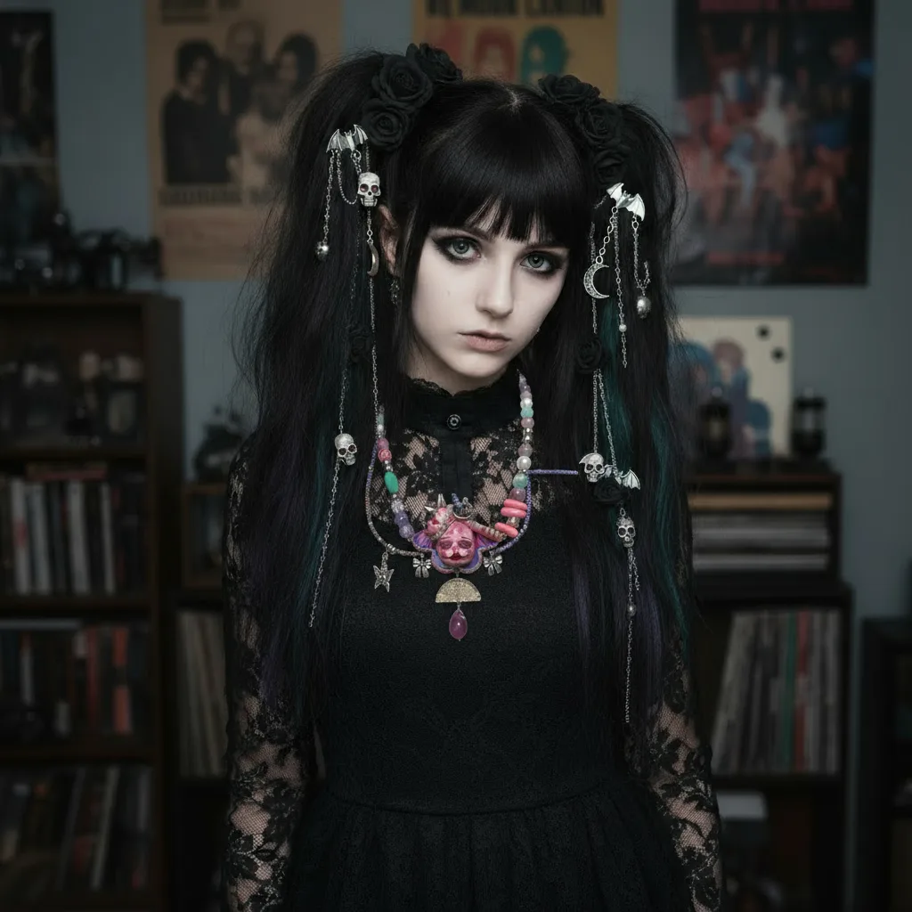 Cute Gothic Hairstyles