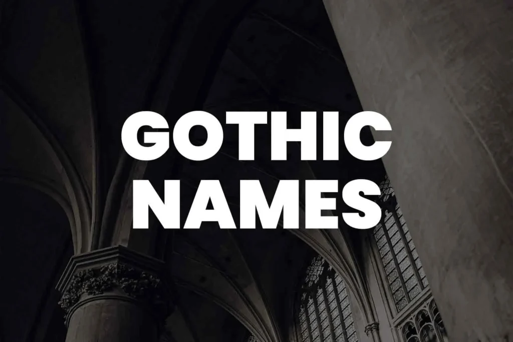 Goth Names for Girls