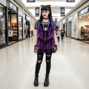 Mall Goth DTI Dress