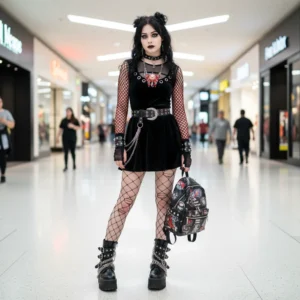 Mall Goth DTI Outfit