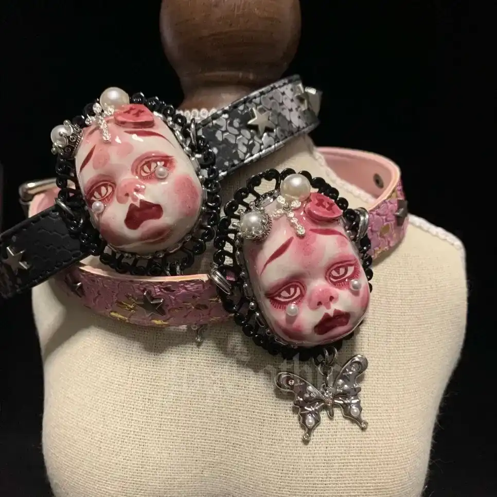 Pink Goth Jewelry