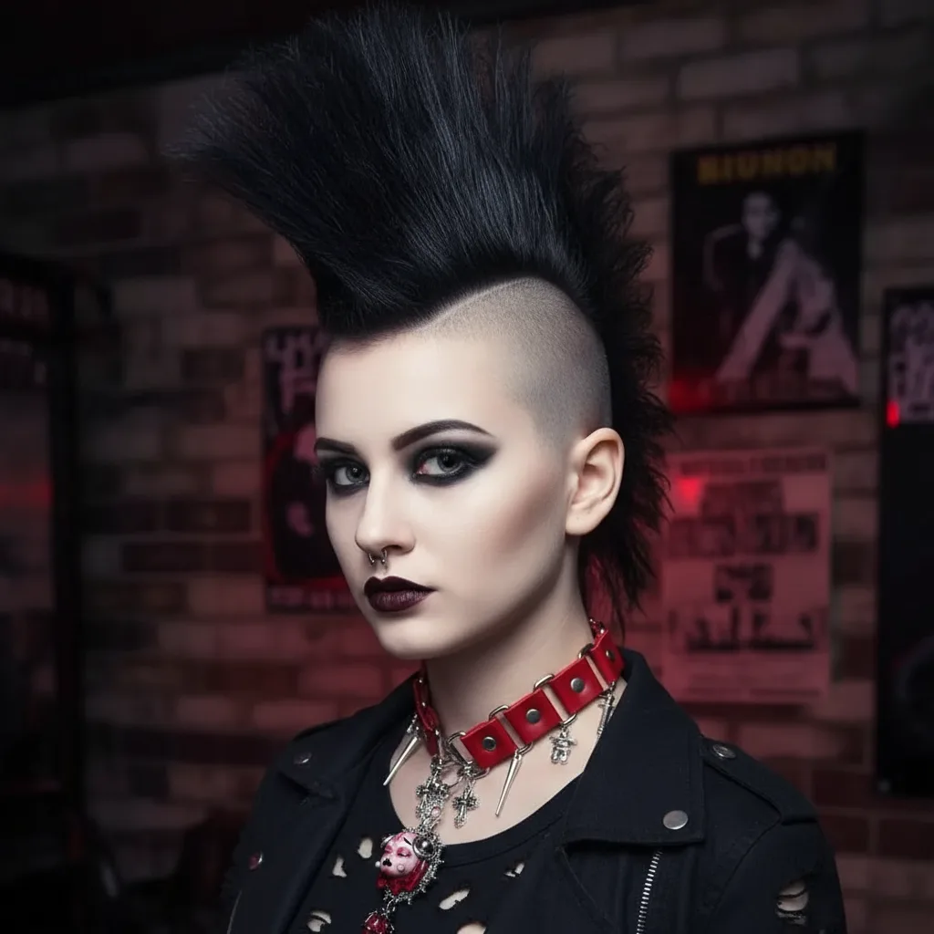 Punk Gothic Hairstyle​