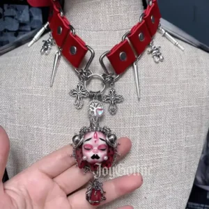 Red Punk Choker