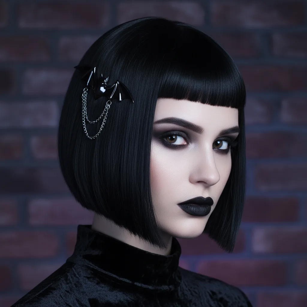 Short Gothic Hairstyles