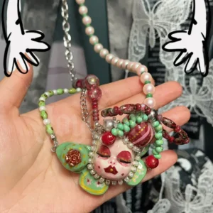 Colorful Gothic Necklace