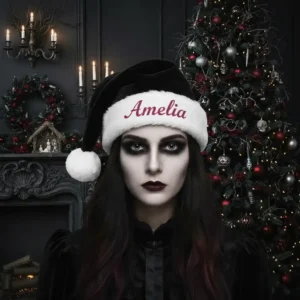 Black Santa Hat