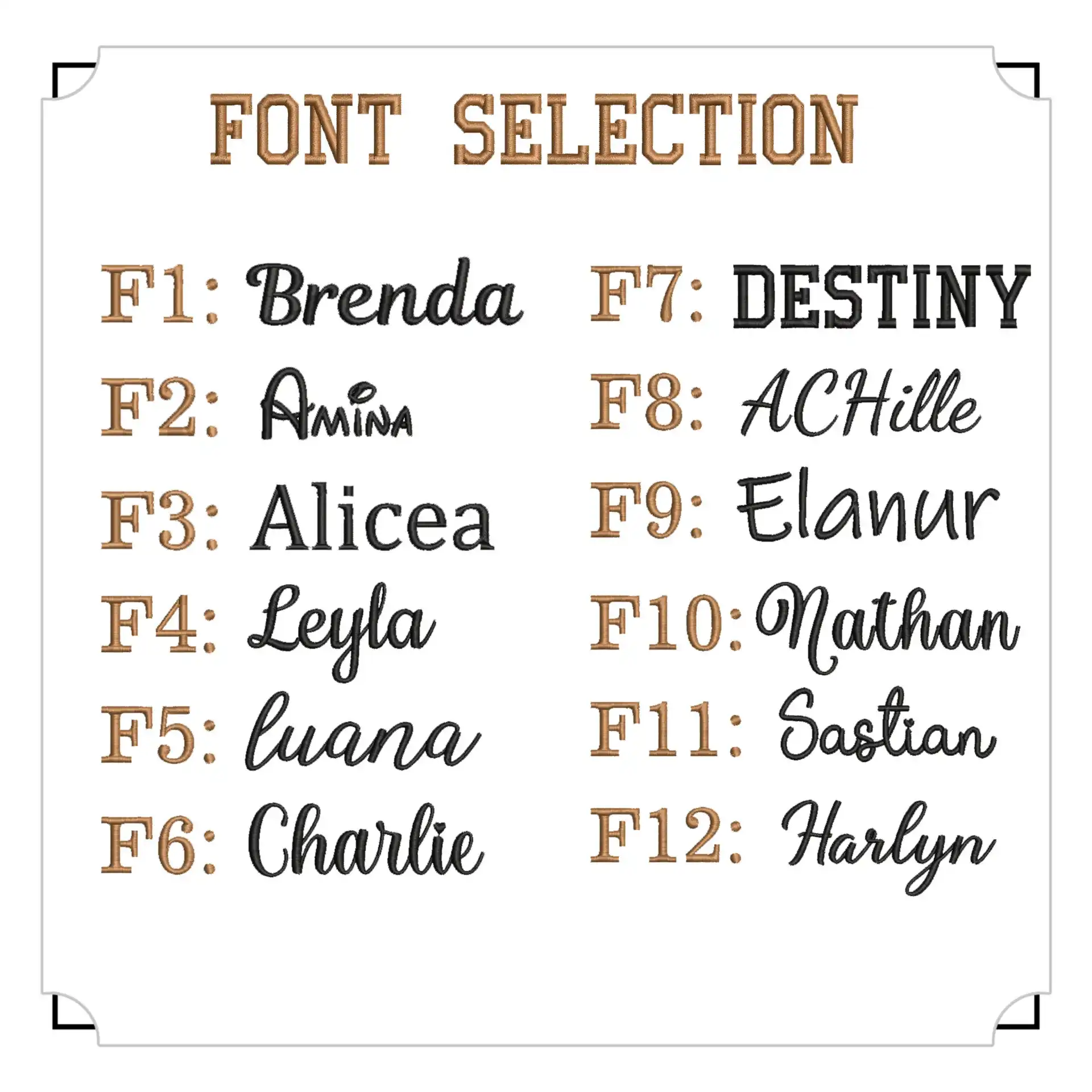 Font Options