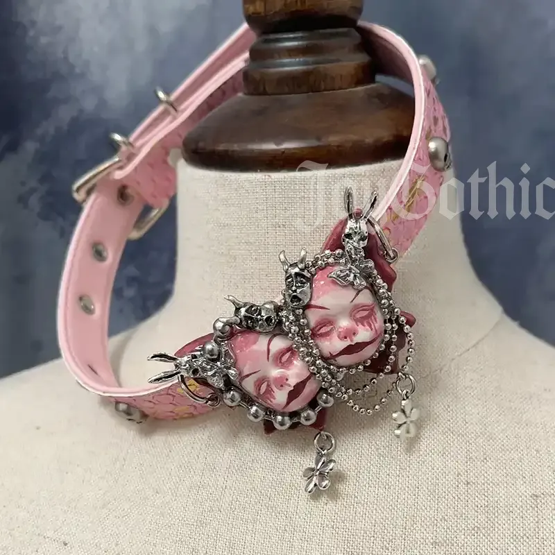 PU Leather Punk Choker