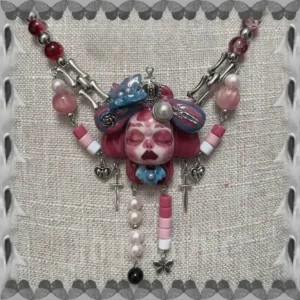 Red Goth Necklace