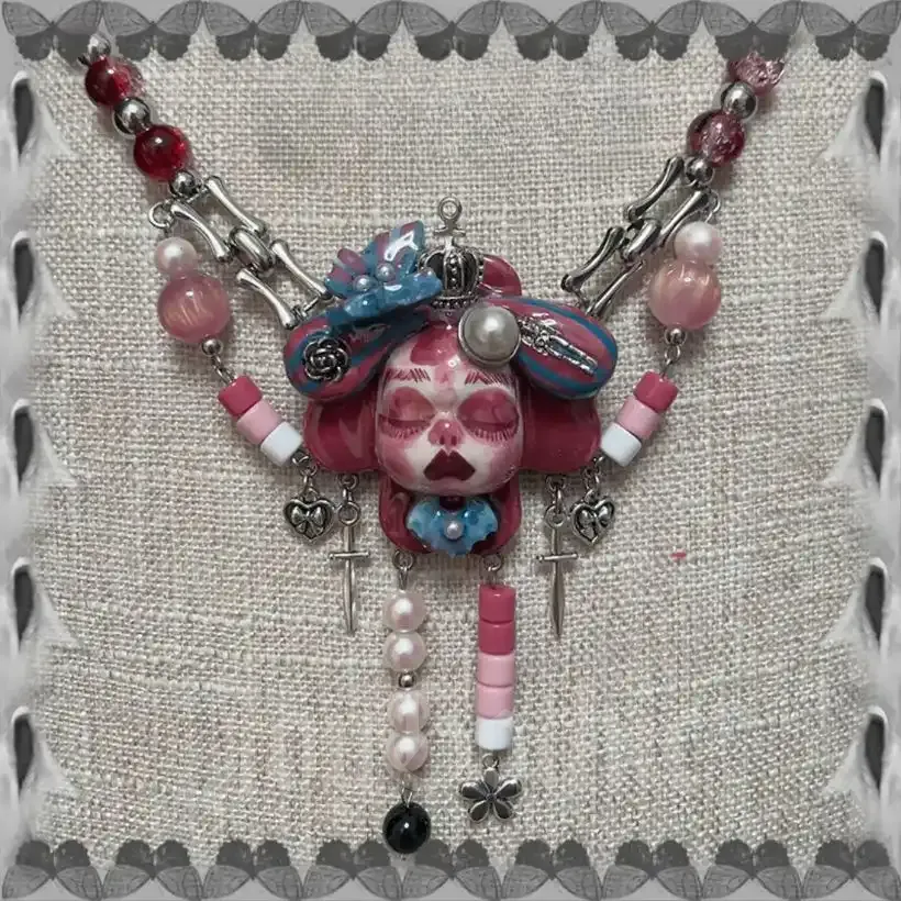 Red Goth Necklace