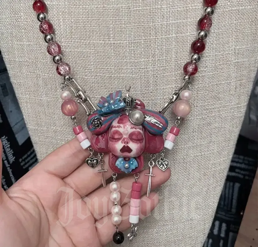 Red Gothic Necklace