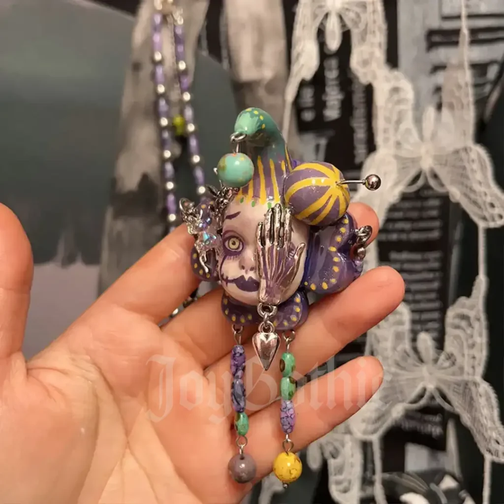 Purple Jester Necklace