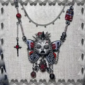 Punk Butterfly Necklace