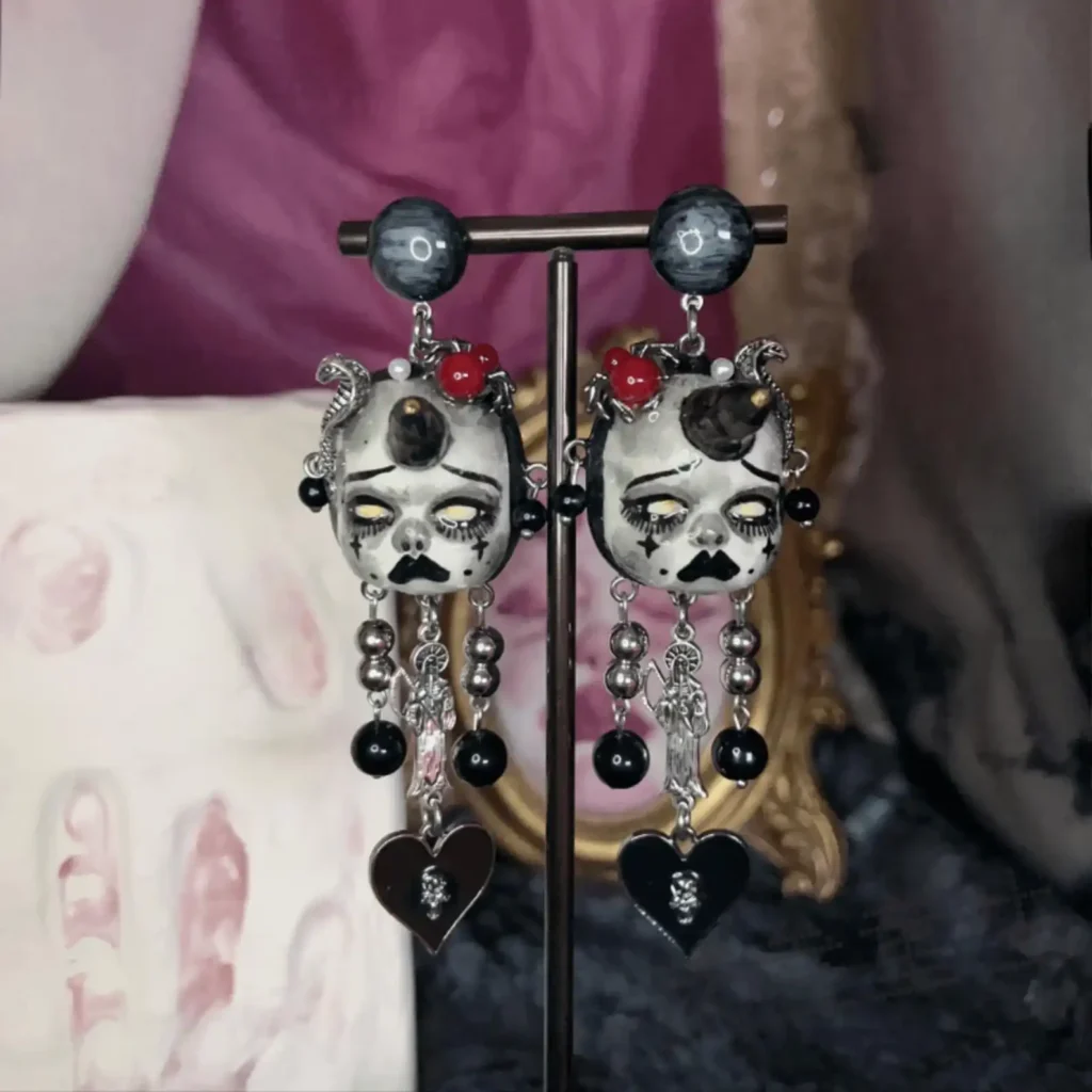 Creepy Goth Earrings