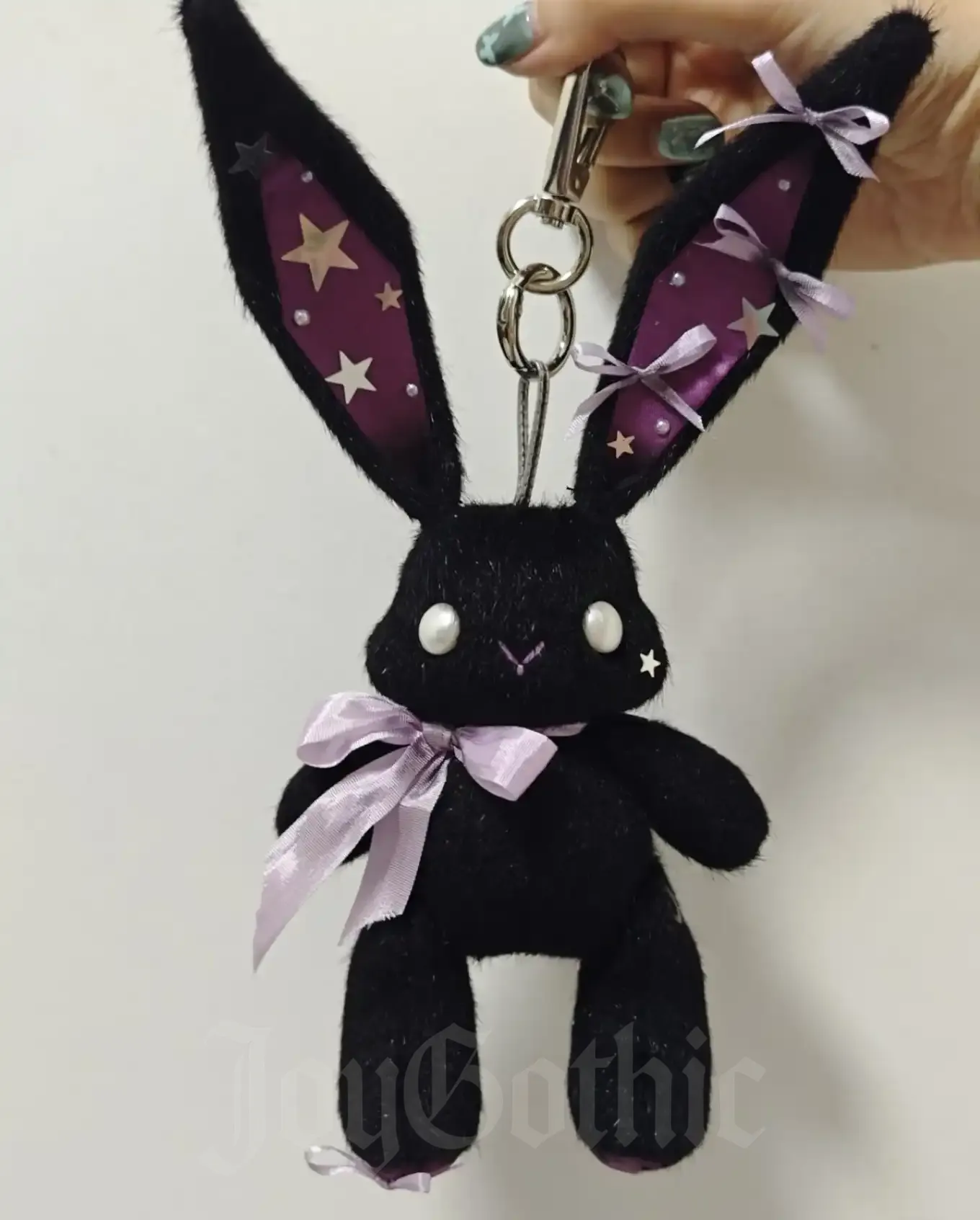Goth Bunny Plush