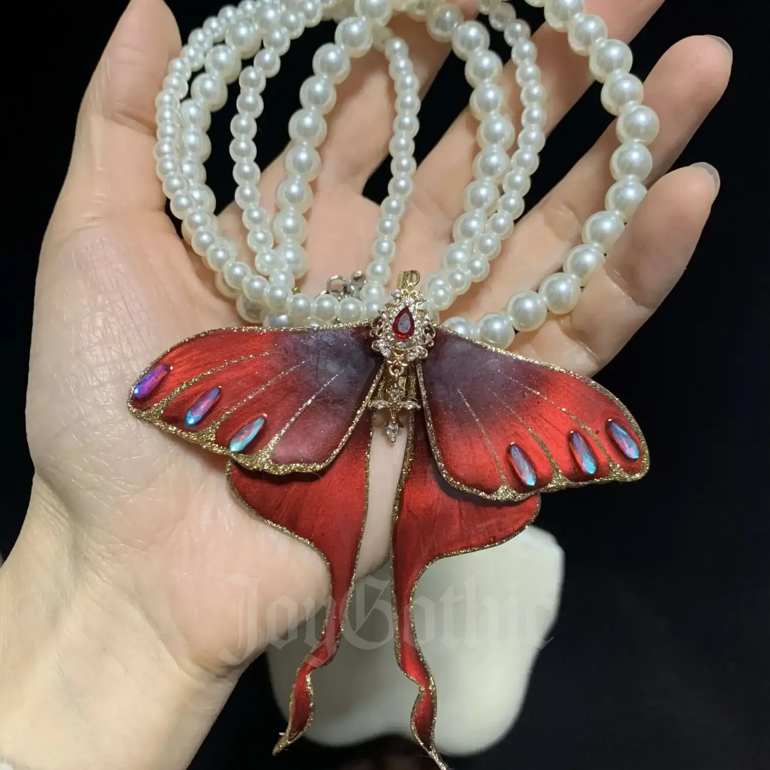 Butterfly Moth Necklace