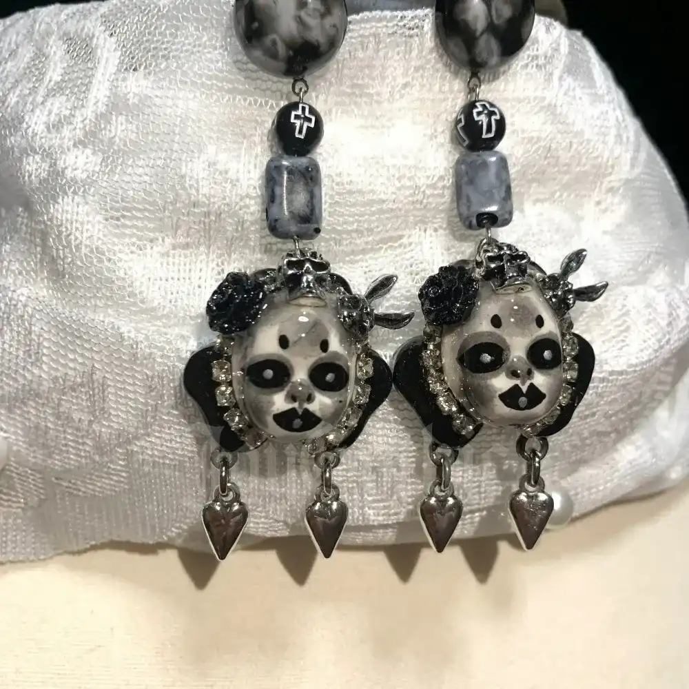 Creepy Goth Earrings