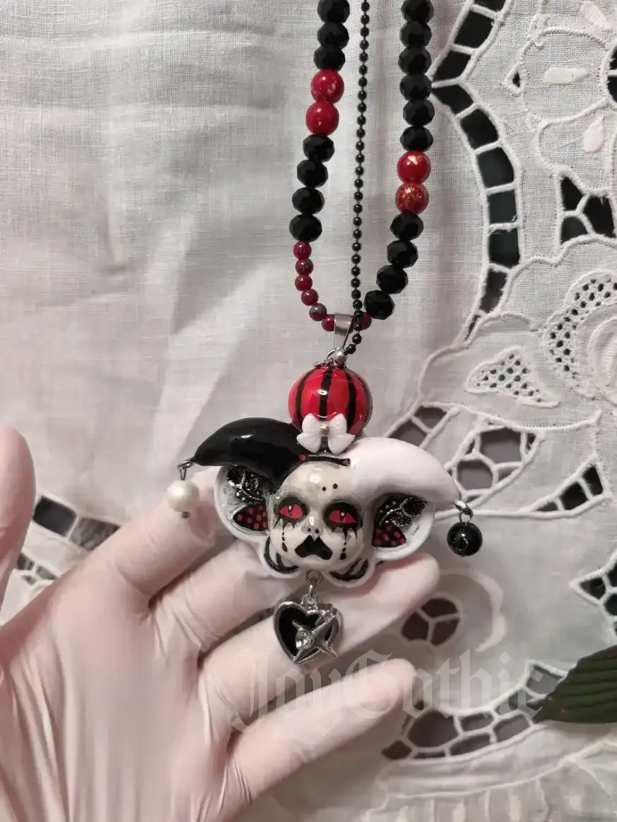 Black White Jester Jewelry