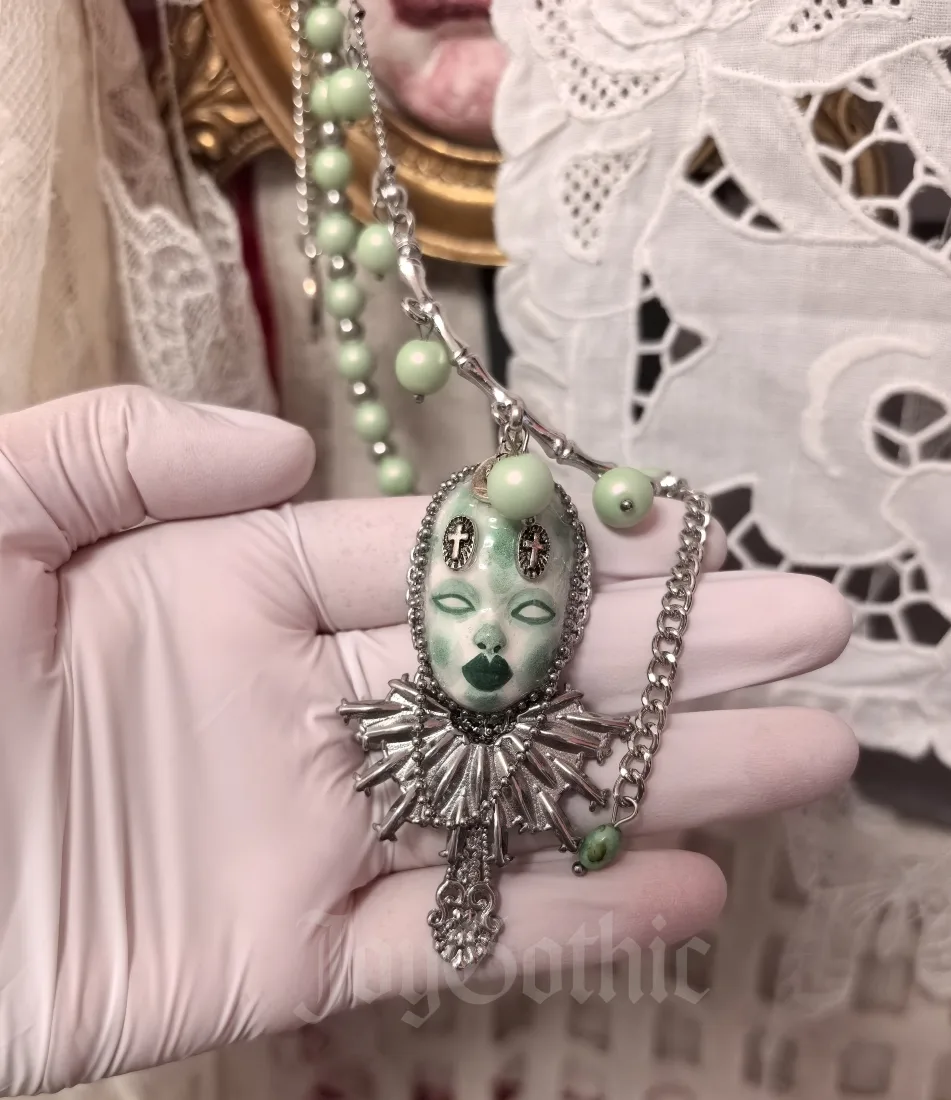 Green Goth Necklace
