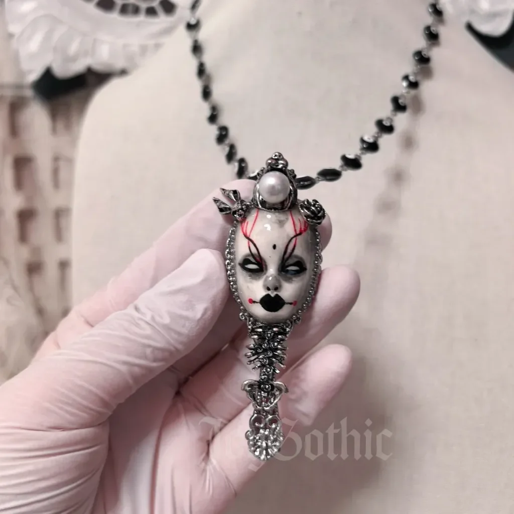 Yin Yang Goth Necklace