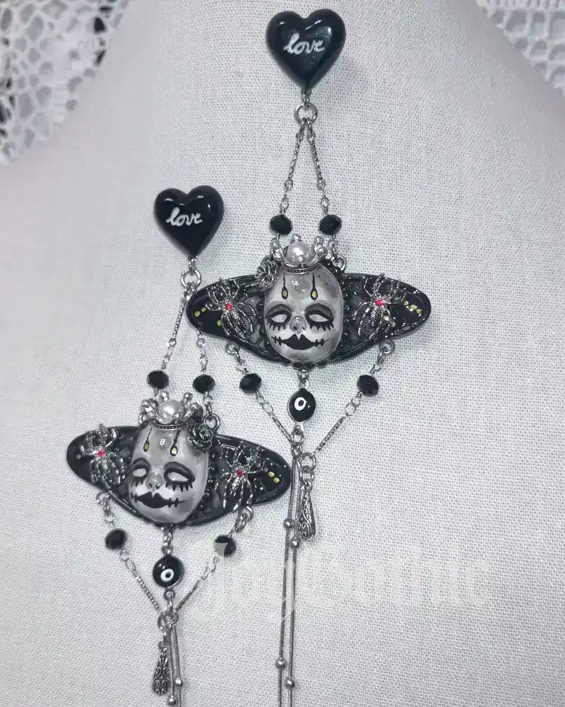 Creepy Gothic Dangle Earrings